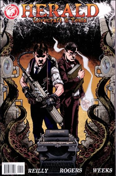 Herald:  Lovecraft & Tesla issue 1-B Colin Dyer Cover 1/1500