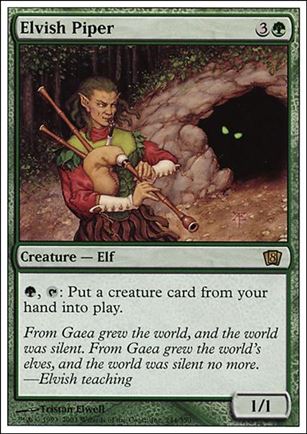 Magic the Gathering: 8th Edition (Base Set) card 244 Elvish Piper