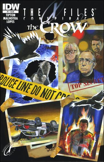 X-Files/The Crow: Conspiracy issue 1 Miran Kim Cover