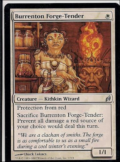 Magic the Gathering: Lorwyn (Base Set) card 7 Burrenton Forge-Tender