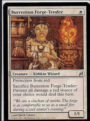 Magic the Gathering: Lorwyn (Base Set) card 7 Burrenton Forge-Tender