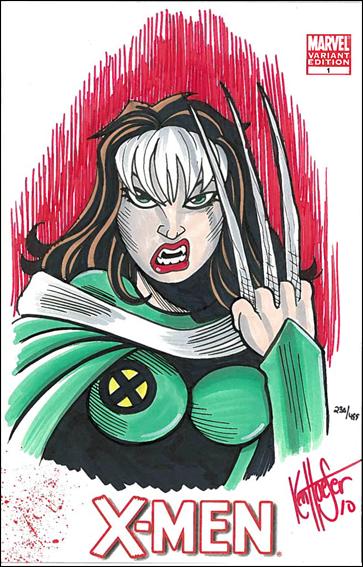 X-Men (2010) issue 1-K DF Sketch Cover (Sign/Sketch by Ken Haeser) 1/499