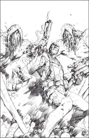 Extermination (2012) issue 1-G Trevor Hairsine 1:50 Virgin Black & White Cover