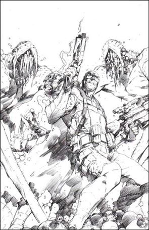 Extermination (2012) issue 1-G Trevor Hairsine 1:50 Virgin Black & White Cover