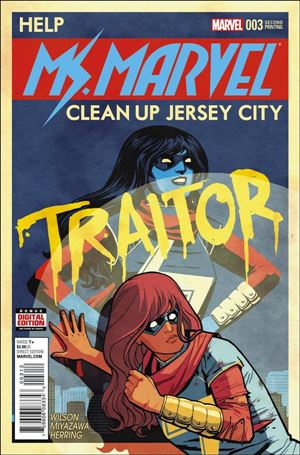 Ms. Marvel (2016) issue 3-C Cliff Chiang Cover (2nd Printing)
