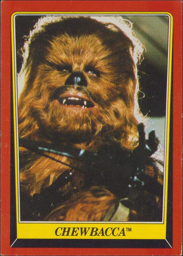 Star Wars: Return of the Jedi: Series 1 (Base Set) card 7 Chewbacca