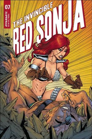 Invincible Red Sonja issue 7-F Jamie Biggs Cover