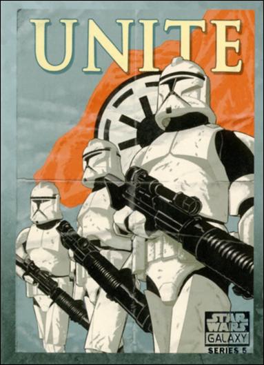 Star Wars Galaxy: Series 5 (Base Set) card 18 Republic: Unite