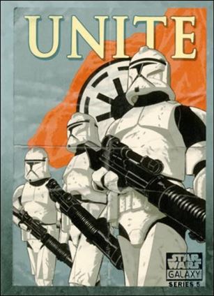 Star Wars Galaxy: Series 5 (Base Set) card 18 Republic: Unite
