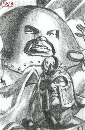 Captain Marvel (2019) issue 47-E Alex Ross 1:100 Juggernaut Virgin Sketch Cover