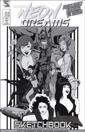 Neon Dreams Sketchbook Cover Image 1