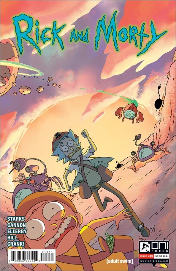 Rick and Morty (2015) issue 18 CJ Cannon Cover