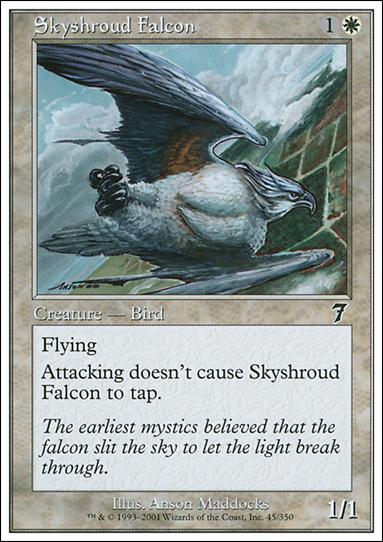 Magic the Gathering: 7th Edition (Base Set) card 45 Skyshroud Falcon