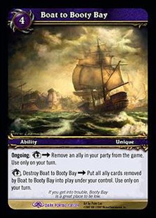 World of Warcraft: Through the Dark Portal (Base Set) card 138 Boat to Booty Bay