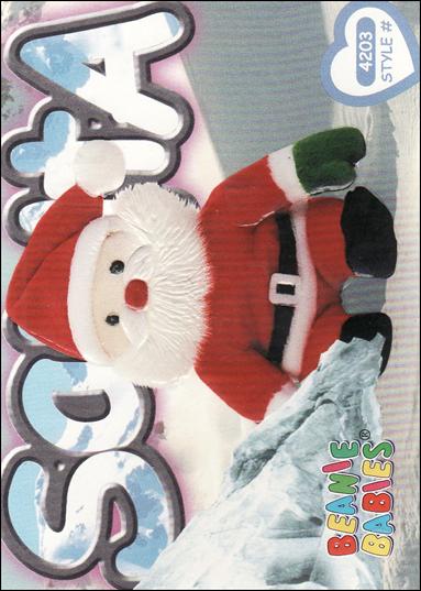 Beanie Babies Series 4 (Base Set) card 225 Santa