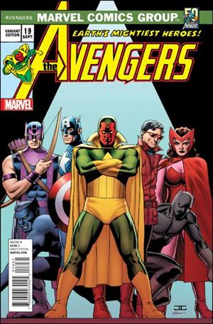 Avengers (2013) issue 19-C John Cassaday 1970s Cover