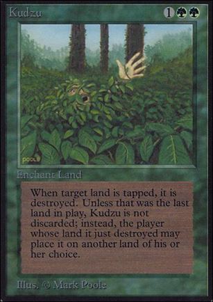 Magic the Gathering: Limited Edition Alpha (Base Set) card 204 Kudzu