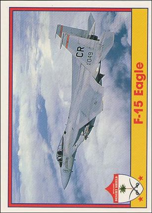 Operation Desert Shield (Base Set) card 23 F-15 Eagle