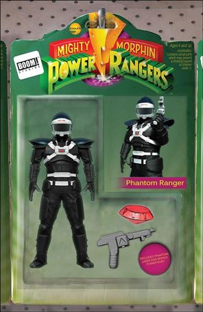 Mighty Morphin Power Rangers issue 24-B Quest Matthews-Martial Action Figure Cover