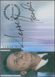 X-Files: Seasons 4 & 5 (Autograph Subset) card A3 Jerry Hardin as Deep Throat