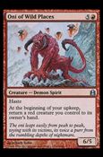 Magic the Gathering: Commander (Base Set) card 130 Oni of Wild Places