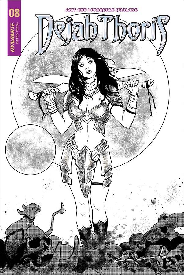 Dejah Thoris (2018) issue 8-D Diego Galindo 1:10 Black & White Cover
