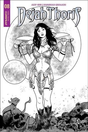 Dejah Thoris (2018) issue 8-D Diego Galindo 1:10 Black & White Cover