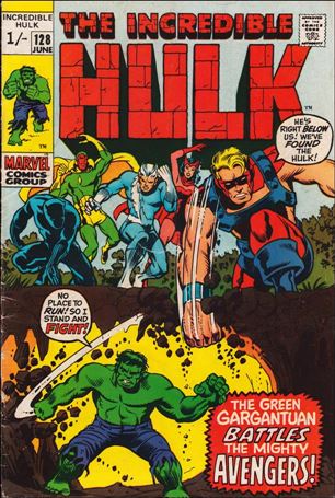 Incredible Hulk (1968) issue 128-B UK Price Cover