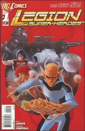 Legion of Super-Heroes (2011) issue 1-B Red Cover (2nd Printing)