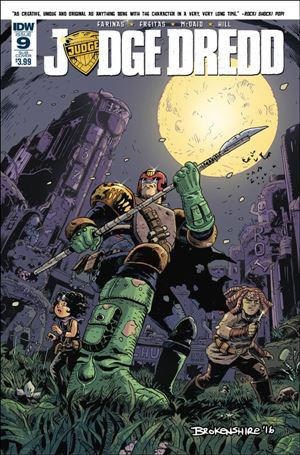 Judge Dredd (2015) issue 9-B Nick Brokenshire Subscription Cover