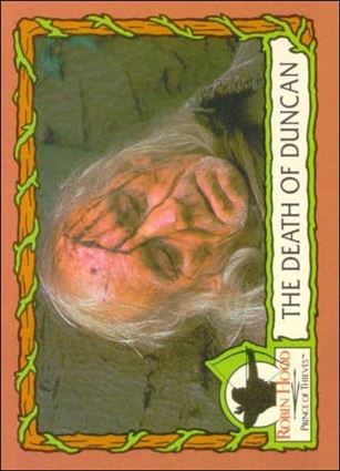 Robin Hood, Prince of Thieves (Base Set) card 78 The Death Of Duncan