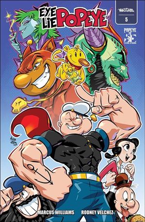 Eye Lie Popeye issue 5-B Marcus Williams Cover