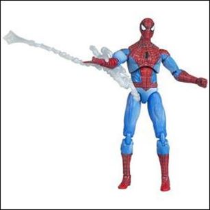Marvel Universe (Series 1) figure 002-B Spider-Man (Red & Blue Costume) - Loose