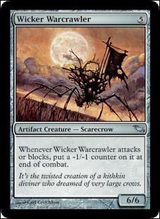 Magic the Gathering: Shadowmoor (Base Set) card 269 Wicker Warcrawler