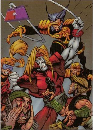 Marvel vs WildStorm (Base Set) card 47 Team X/Team 7