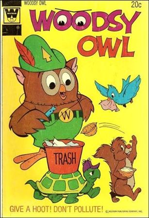 Woodsy Owl issue 1-B Whitman Cover