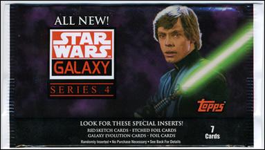 Star Wars Galaxy: Series 4 card 2-D Sealed Pack - Retail - Luke Skywalker