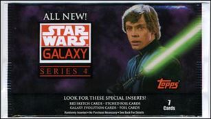 Star Wars Galaxy: Series 4 card 2-D Sealed Pack - Retail - Luke Skywalker