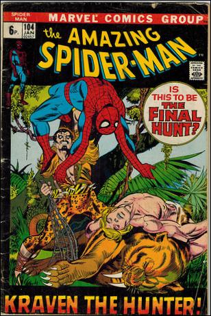 Amazing Spider-Man (1963) issue 104-B UK Price Cover