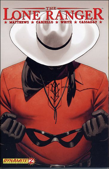 Lone Ranger (2006) issue 2-E Red, Black and White Cover (2nd Printing)