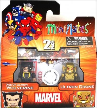 Marvel Minimates (Exclusives) figure 117 Age of Ultron Wolverine and Ultron Drone