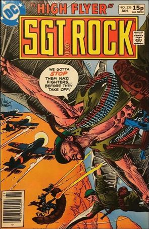Sgt. Rock (1977) issue 336-B UK Price Cover