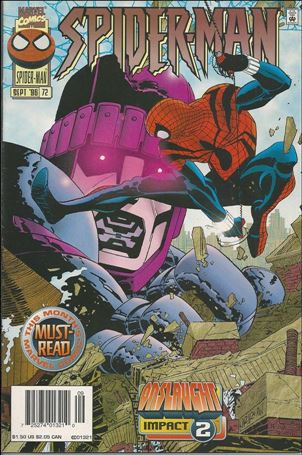 Spider-Man (1990) issue 72-B Newsstand Edition / Price Variant