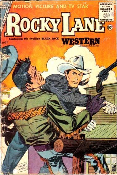 Rocky Lane Western (1954) issue 71