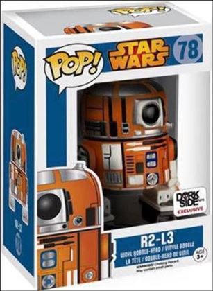 POP! Star Wars figure 78 R2-L3 Dark Side Toys Exclusive