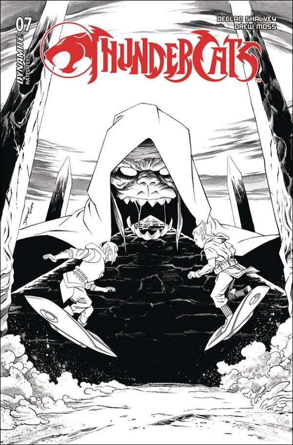Thundercats (2024) issue 7-J Declan Shalvey Line Art 1:10 Cardstock Cover
