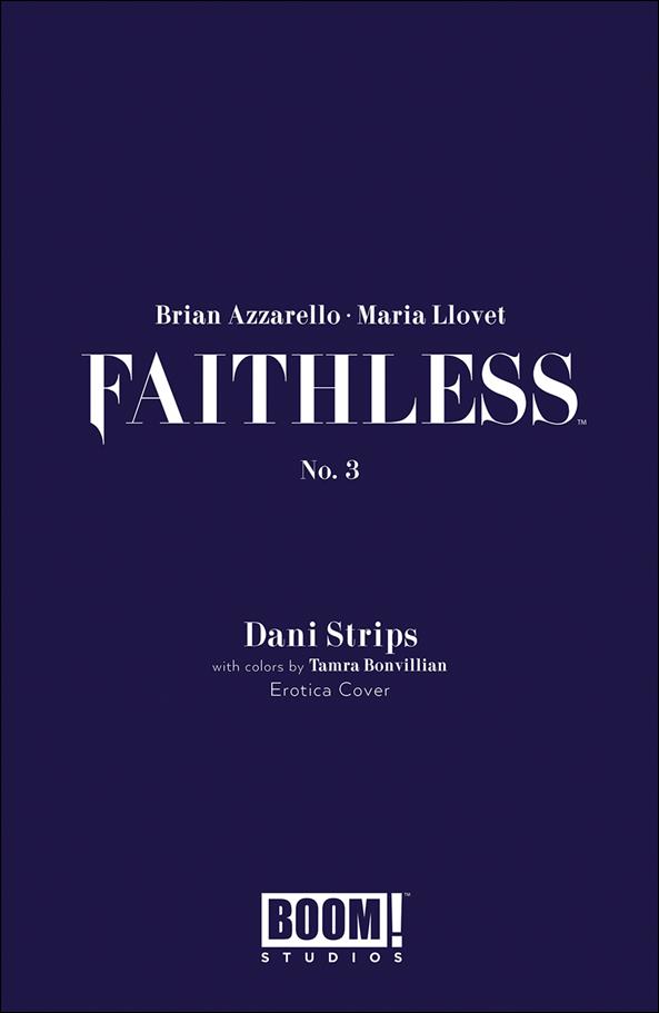 Faithless issue 3-B Polybagged Dani Strips Cover