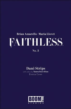 Faithless issue 3-B Polybagged Dani Strips Cover