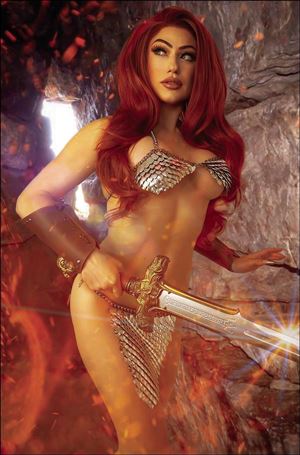 Red Sonja: Death and the Devil issue 4-G Virgin Cosplay Cover