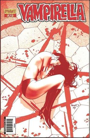 Vampirella (2010) issue 10-F Paul Renaud 1:25 Blood Red Cover